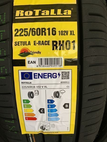 Нови летни гуми ROTALLA SETULA E-RACE RH01 225/60R16 102V XL НОВ DOT