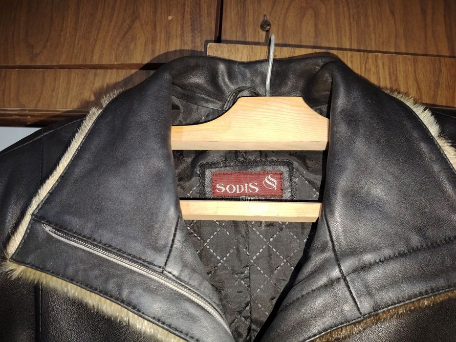 Плащ натуралний кожа