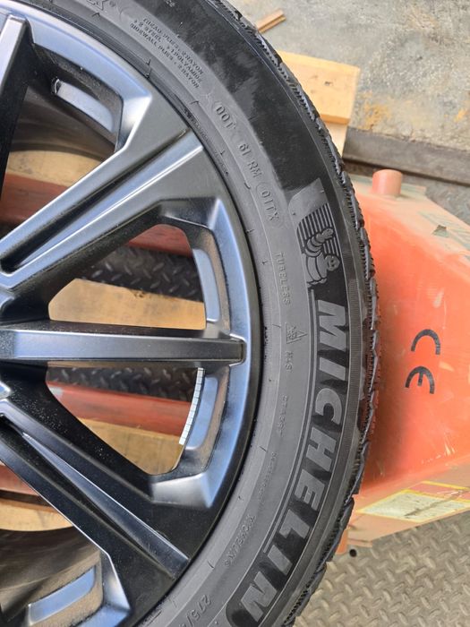 Jante originale BMW M 20 + anvelope iarna Michelin Pilot Alpin 5