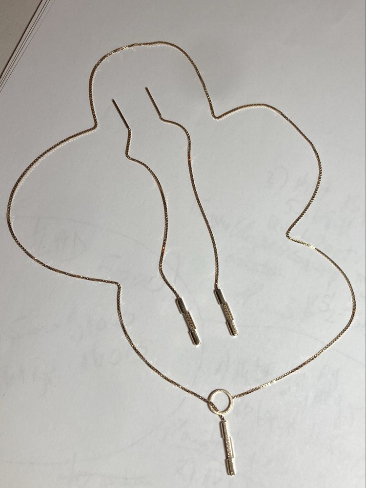 Lant-cercei Gucci aur roz 18kt