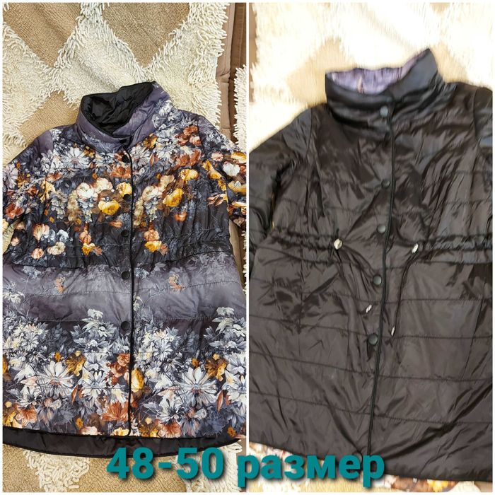 Двусторонняя куртка, парка, плащ. Rufuete фирма. Размер 48-52