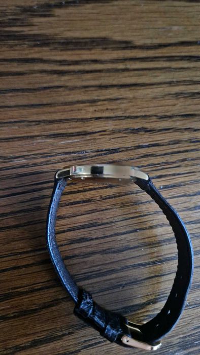 Ceas lux vintage ,,must de Cartier"ronde,aur vermeil,quartz,original