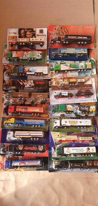 Loturi de 20 camioane, tiruri,scară HO 1:87