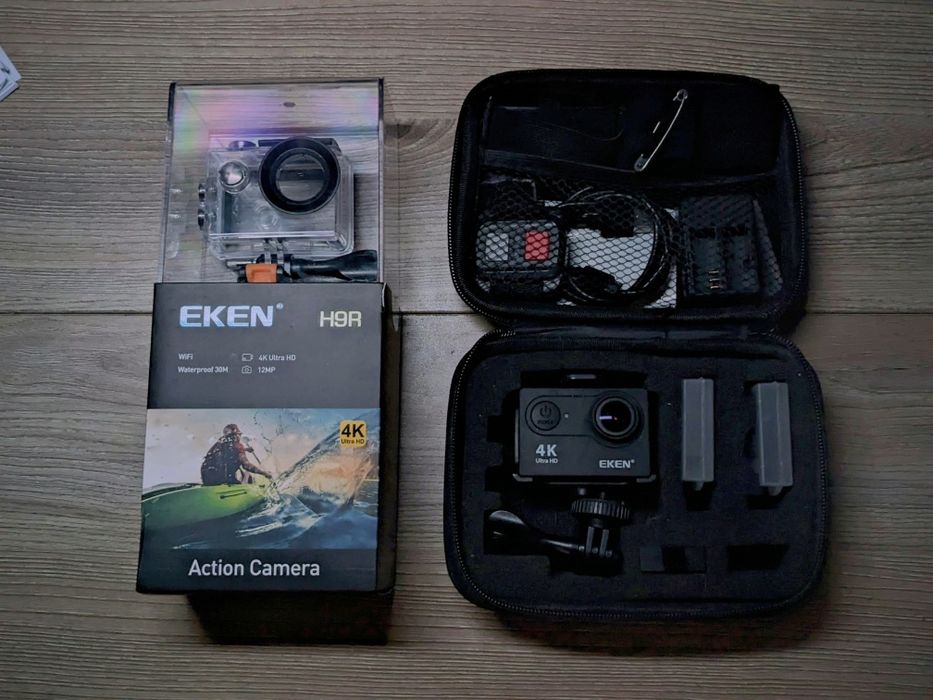 Экшн-камера EKEN H9R + SD-карта 32 ГБ + кейс