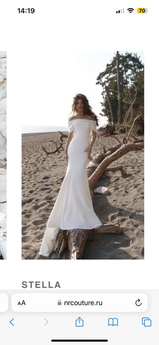 свадебное платье «Romanova atelier”