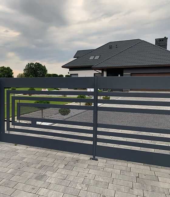 Porti,gard din metal rectangul.,fier forjat,tip jaluzea,tabla decupata
