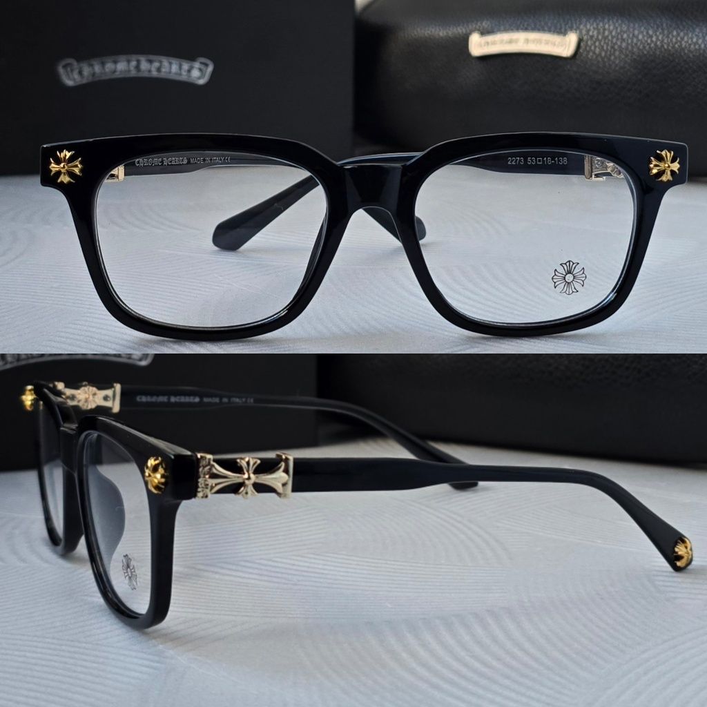 Очила за компютър Диоптрични рамки прозрачни слънчеви chrome hearts