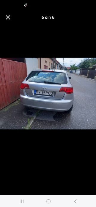 Audi A3 2008 gri metalizat,în stare perfecta de funcționare