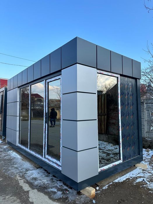 Vand container modular placat cu alubond
