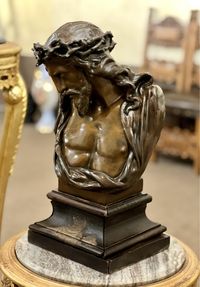 Sculptură Bust “Iisus Hristos” *** vintage / antic / vechi / retro ***