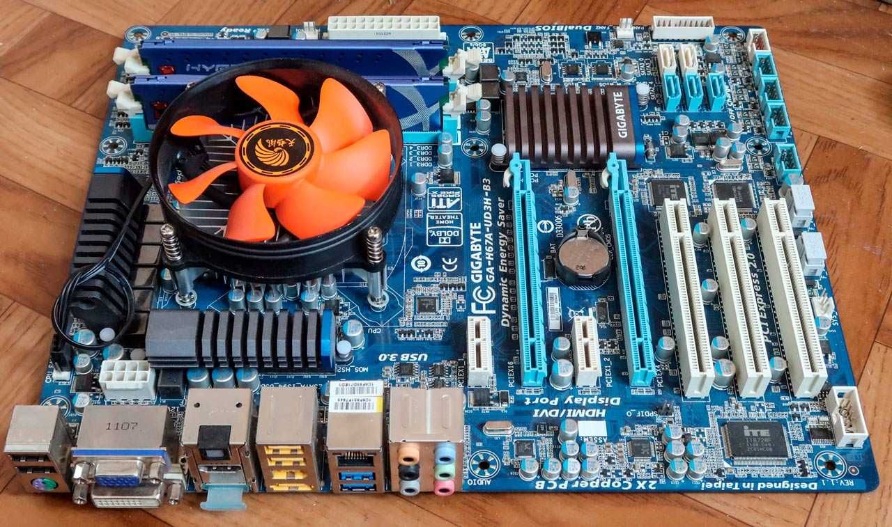 Мощный Игровой ПК i5 2500K/Gigabyte GA-H67A/16GB/120Gb SSD+1TbHDD/450W