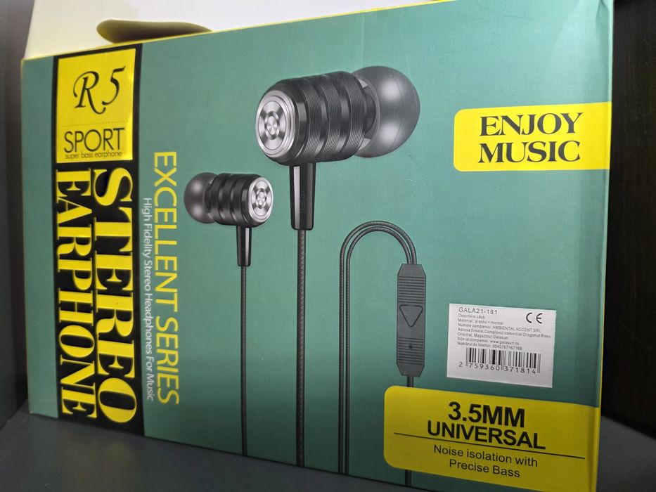 Căști R5 sport super bass