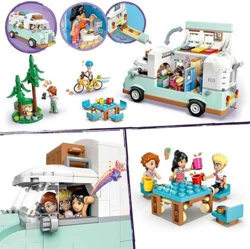 Ново Кемпер Играчка LEGO Friends 42663 с Фигури Къмпинг Аксесоари Лего