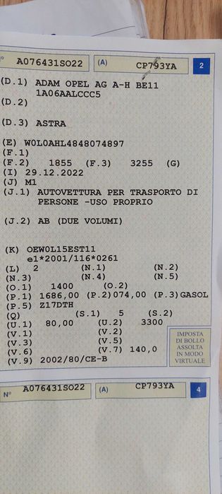 Opel Astra 1,7DTH, Опел Астра Х на части! 
Юни 2004