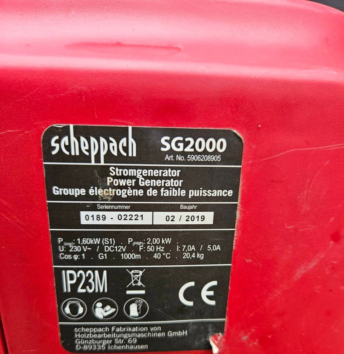 Генератор sheppach 2kw