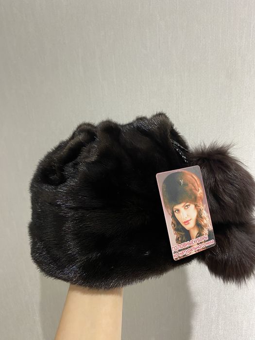 Норковая шапка новая натуральный мех