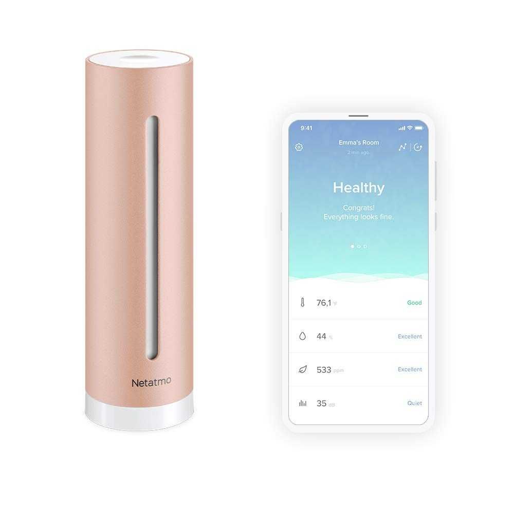 Netatmo Интелигентен вътрешен въздушен монитор за качество на въздуха