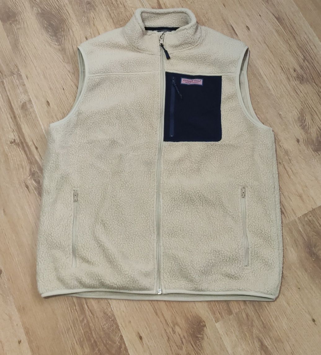 Vestă Vineyard Vines sherpa fleece mărimea L