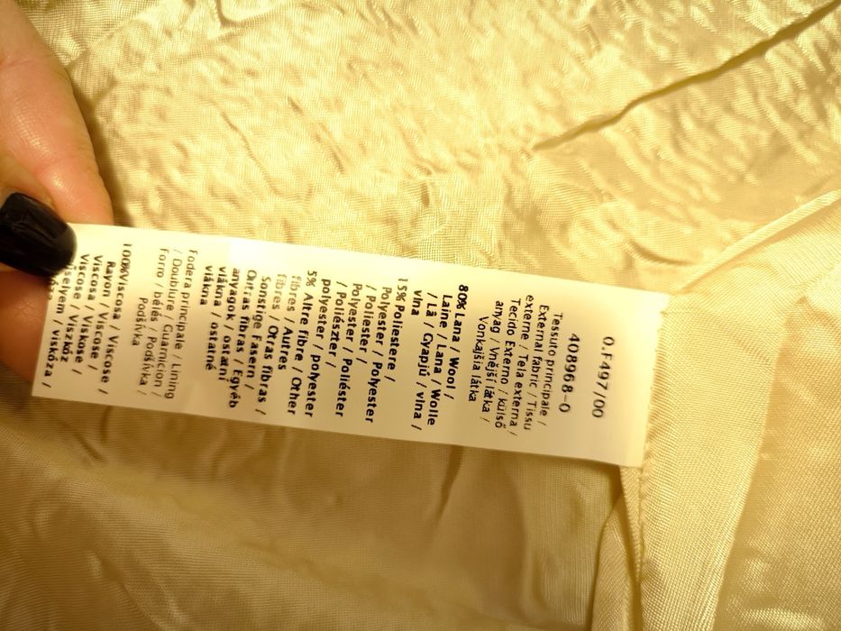 Palton lana Special clothing Sarabanda