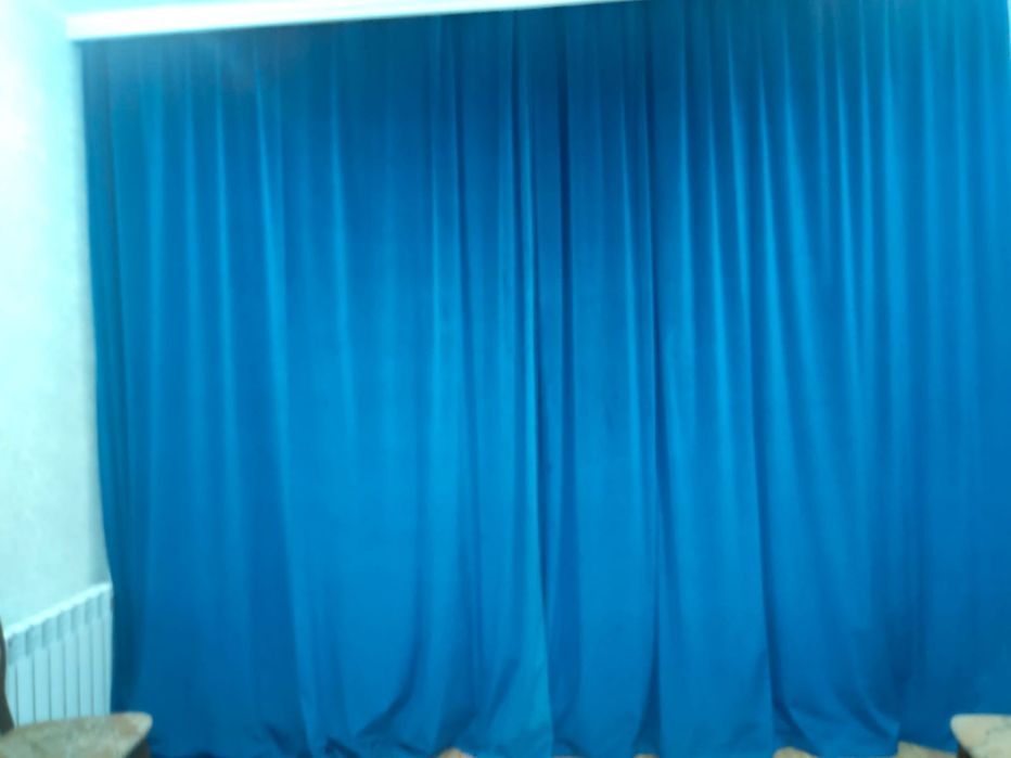 Велюровые шторы плотные