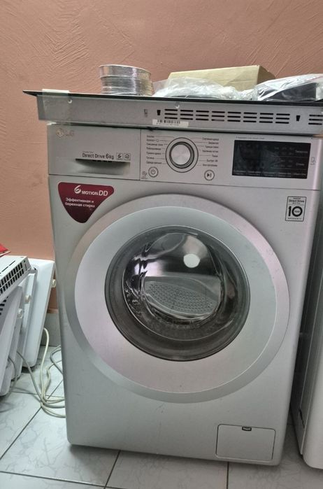 Срочно продам стиральная машинка инвертор LG  6 кг