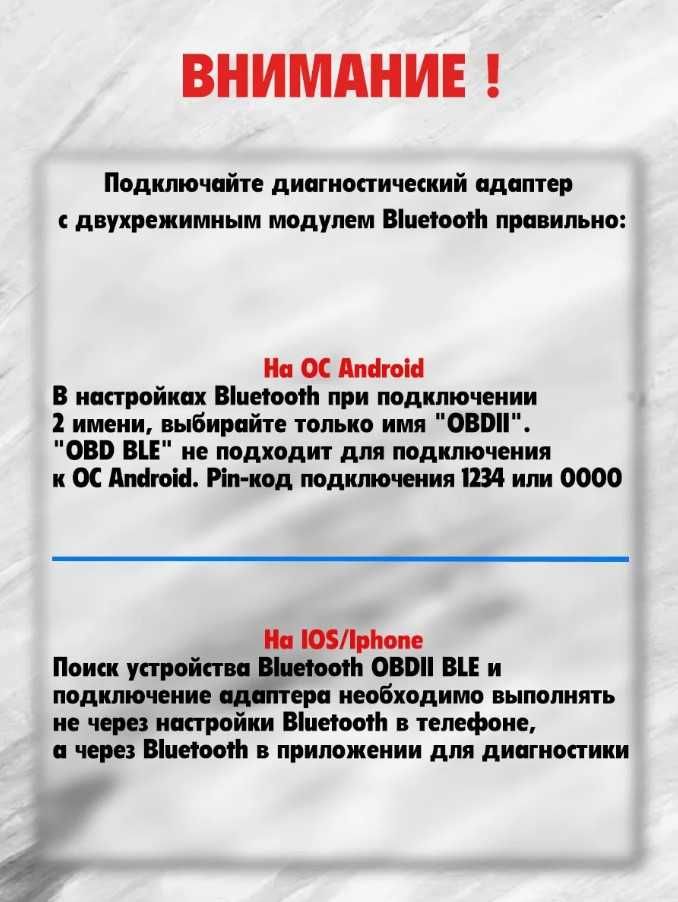 Автосканер для диагностики авто ELM327 v 1.5 адаптер OBD2