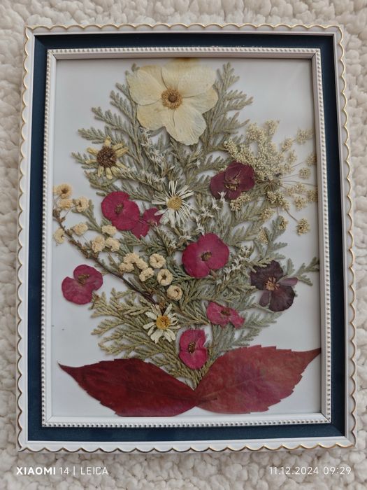 Картини с хербаризирани цветя