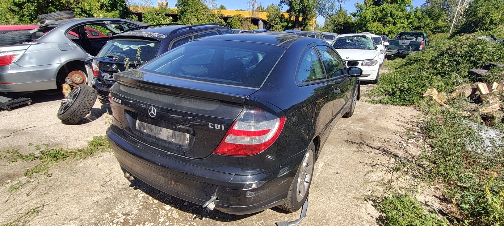 Mercedes w203 coupe c class 2.2cdi 150кс facelift за части