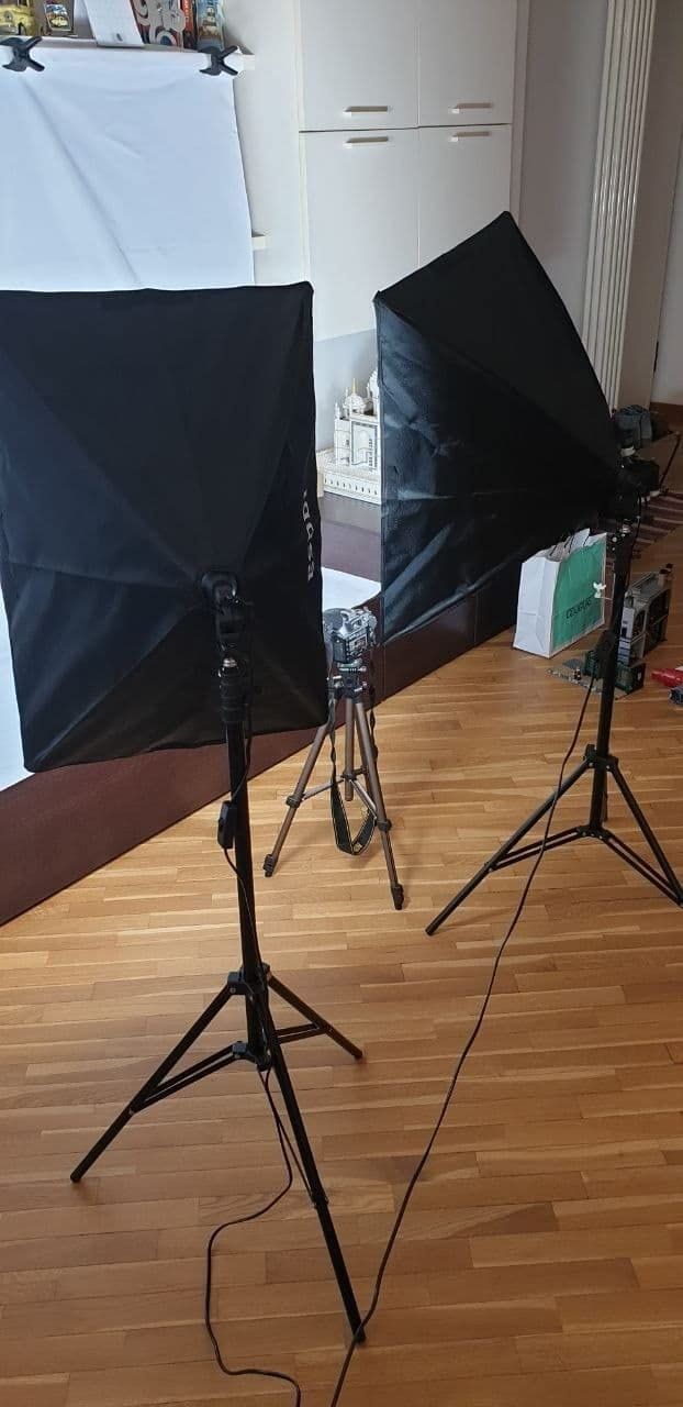 Lumini de studio, softbox, umbrele, stative