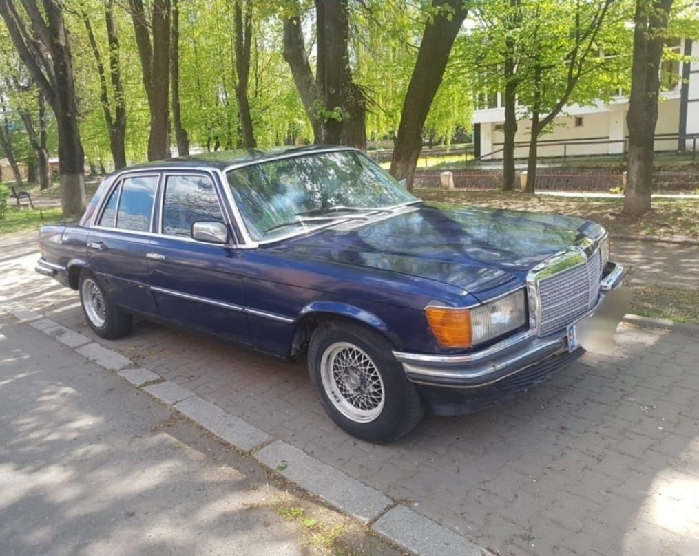 Mercedes w116 SL din 1974 înmatriculat în Ro.