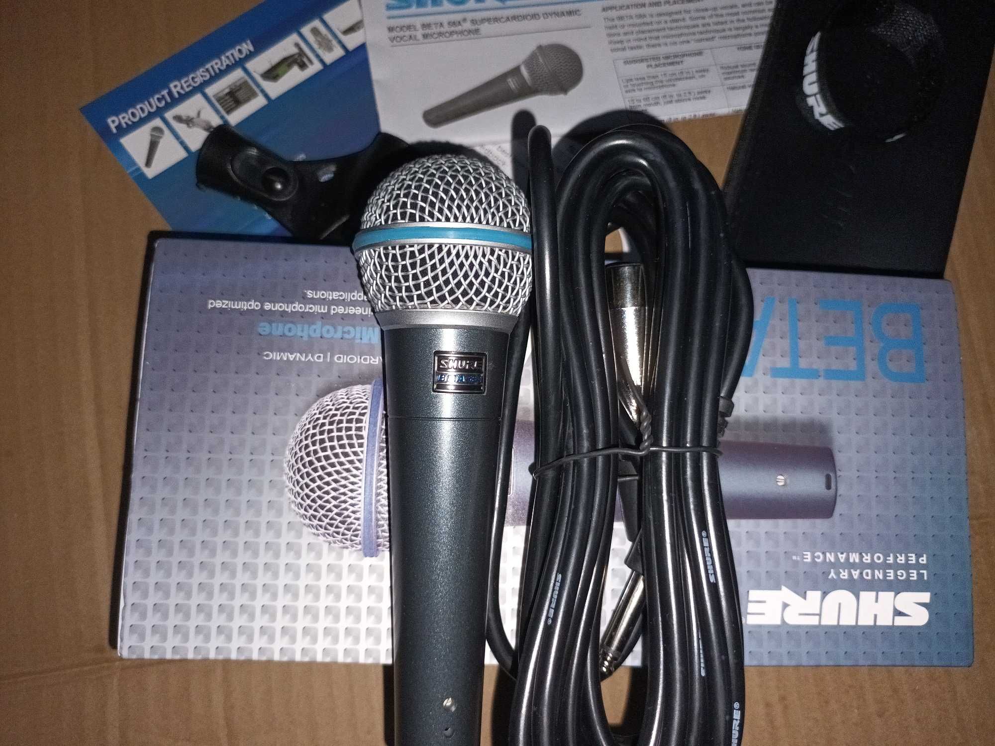 Microfon profesional SHURE BETA 58A * Microfon Karaoke *Microfon DJ