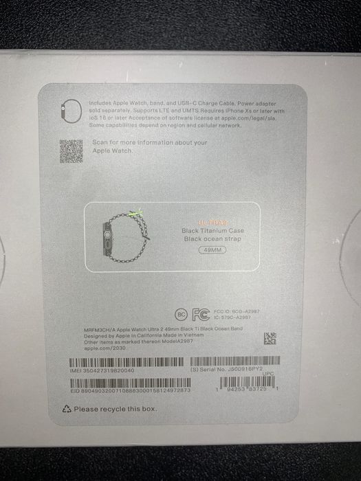 Apple Watch Ultra 2 • Fullbox
