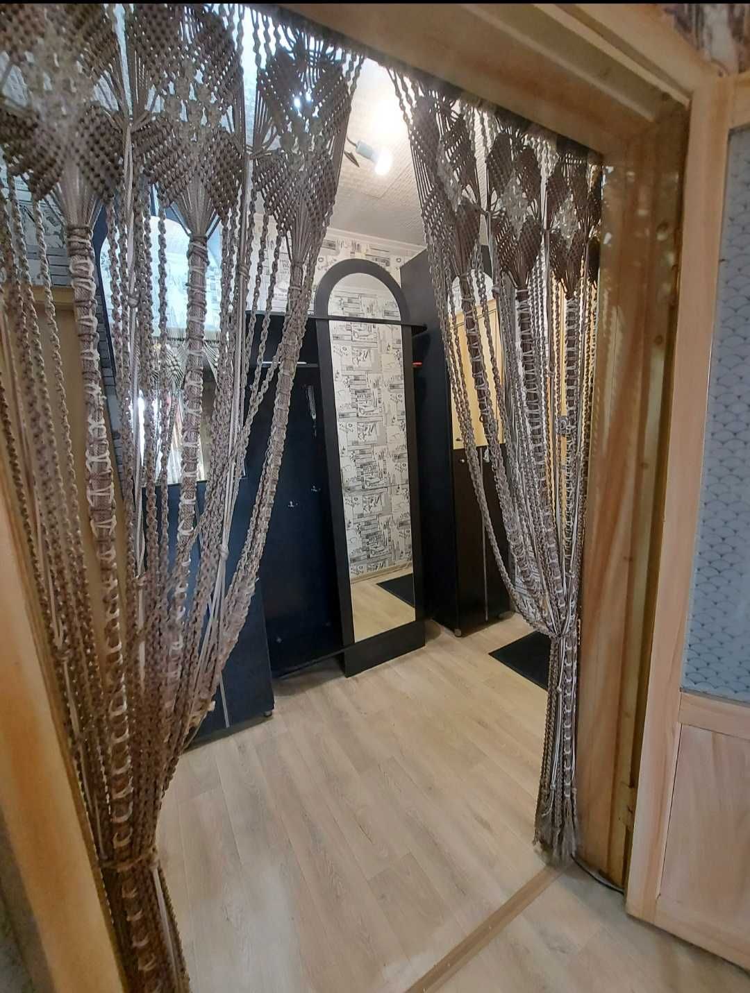 Макрамэ - штора , ручная рсбота