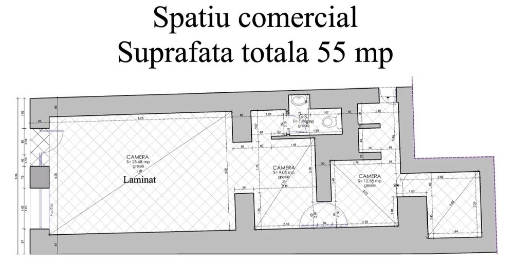 De inchiriat spatiu comercial ultracentral