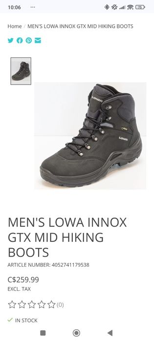 Lowa Nabucco GTX