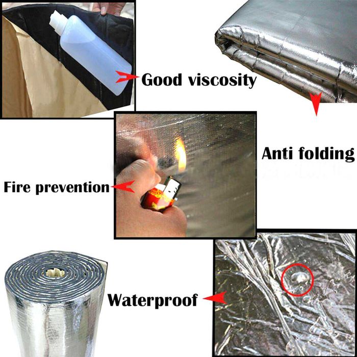 Folie adeziva aluminiu, Insonorizare Antifonare Auto. Noua!