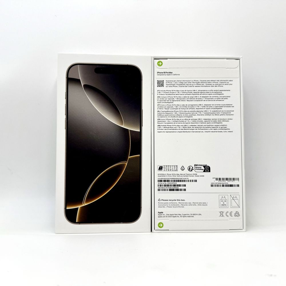  iPhone 16 Pro Max Natural Titanium 512GB