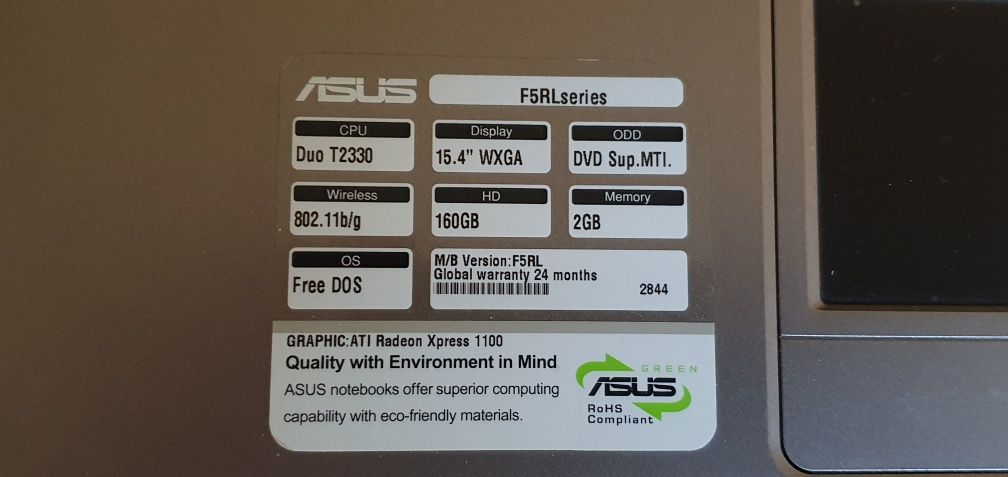Laptop Asus F5RL