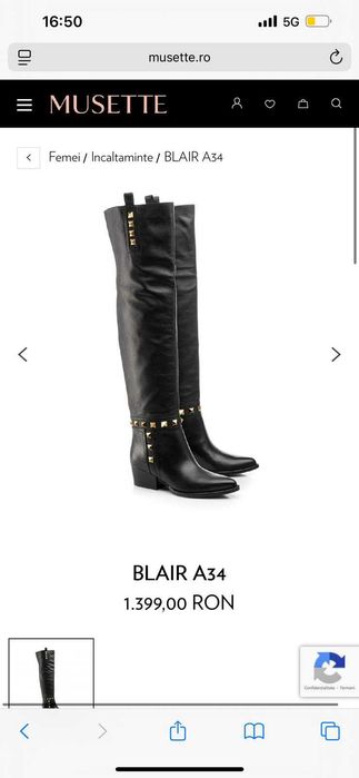 Cizme Musette Blair nr 38