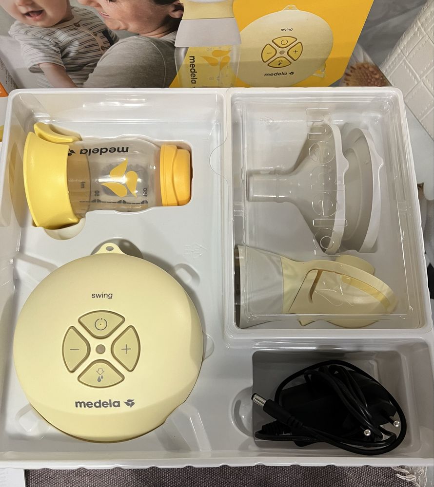 Помпа за кърма Medela Swing Flex, Електрическа, Двуфазна