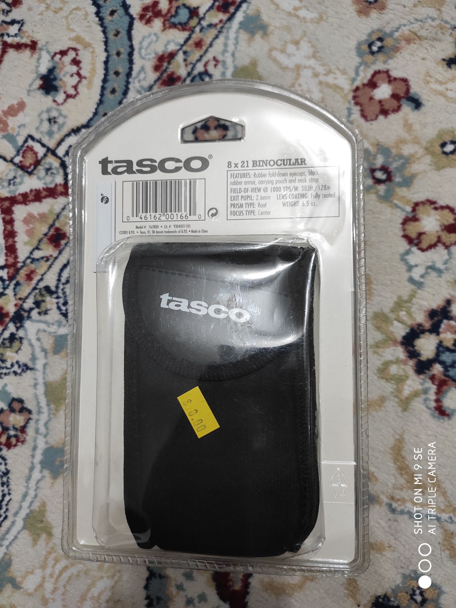 Бинокуляр Tasco 8*21 Essentials