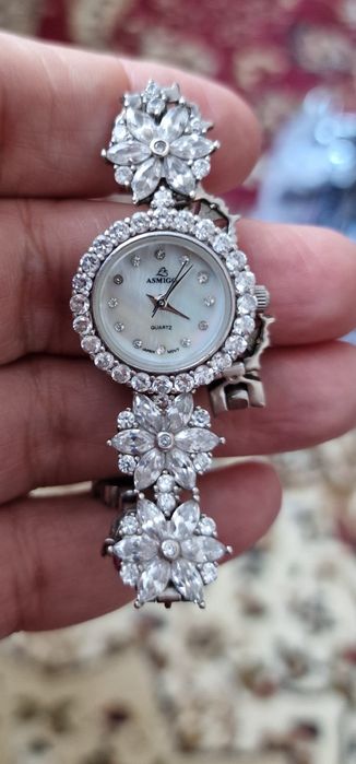 Серебренные часы.  Таза куміс сагат