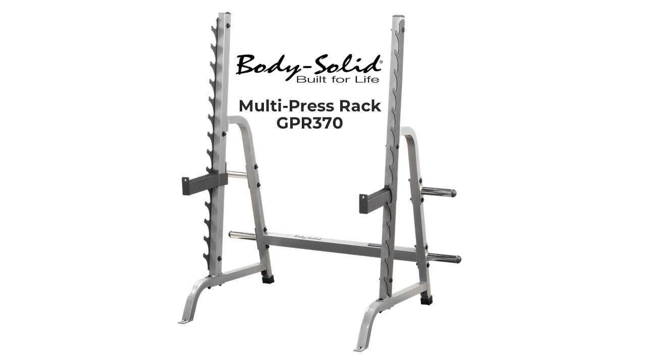 Half Rack / Multi-Press Rack / Body-Solid GPR370 / Cu  >45% mai ieftin