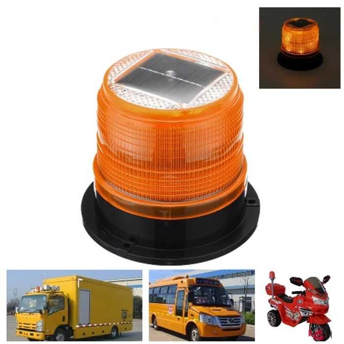 Сигнална лампа маяк 218  8 диода - соларна