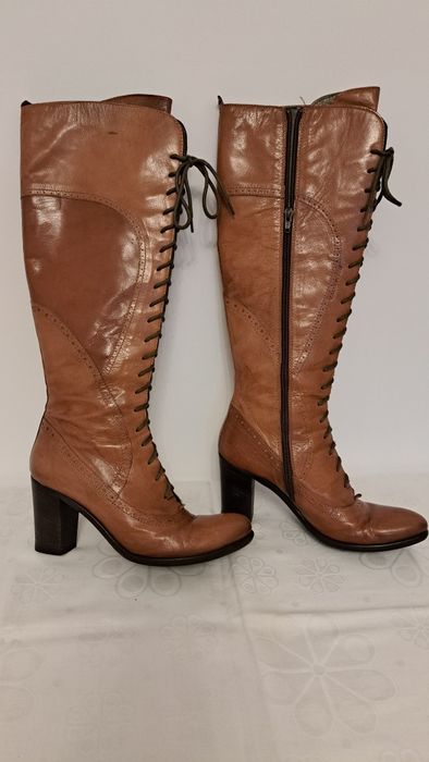 Cizme 39 Progetto piele coniac