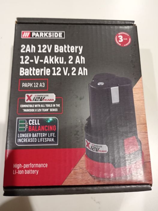 Acumulator 12v 2 am PAPK A3 Parkside preț 70 lei