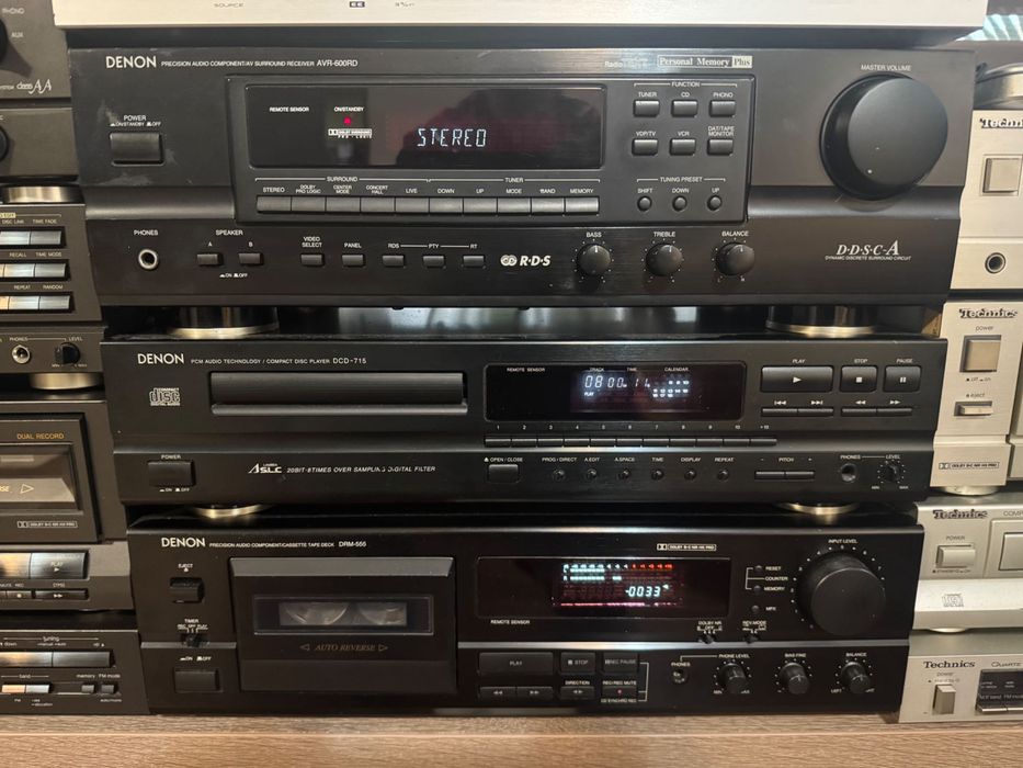 Muzica Denon linie amp cd deck autorevers boxe