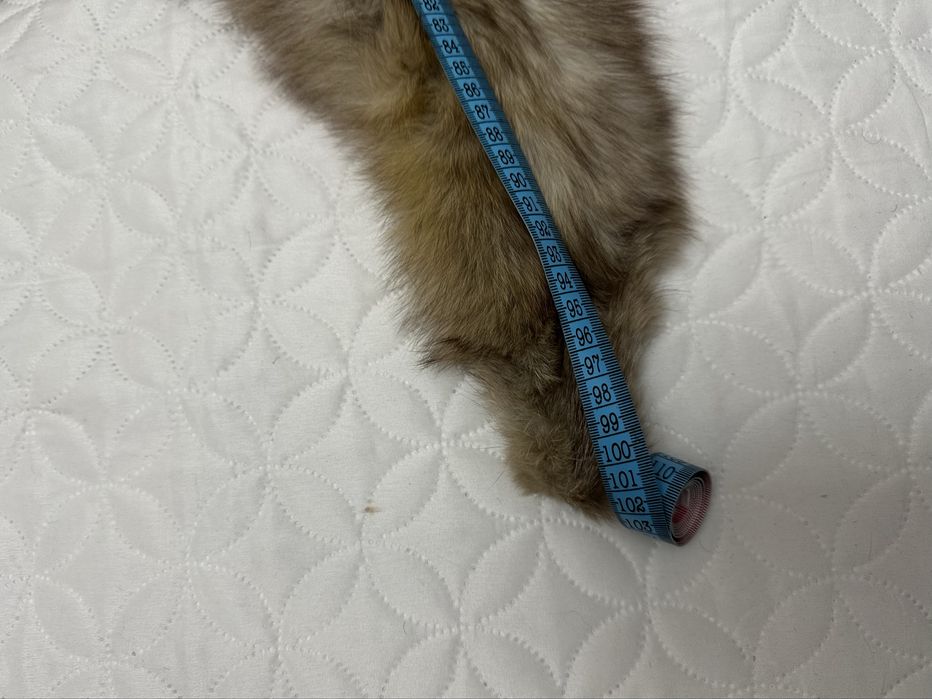 Guler din blana naturala de vulpe