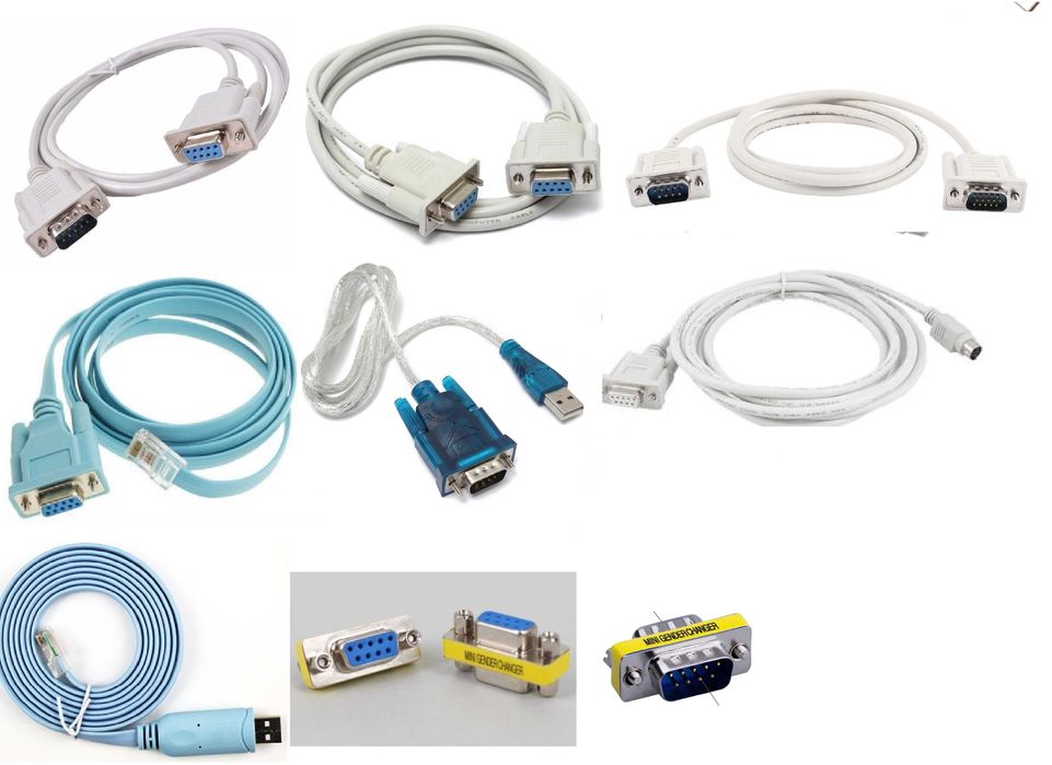 Кабель RS232 Com - порт консольный кабель RS232 - lan rj45