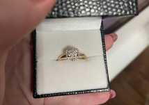 Inel aur roz 18k